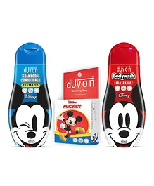 Duvon Mickey Mouse Bathing Value Pack - 75 g & 500 ml