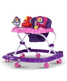 Baybee Activity Baby Walker for Kid Round Kids Walker with 3 Position Adjustable Height & Musical Toy Bar Rattles - Purple