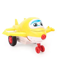 Toytales Smart Robot Pull Back Air Plane Toy - Multicolour