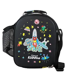 Smily Kiddos Hartop Eva Lunch Bag space Theme - Black