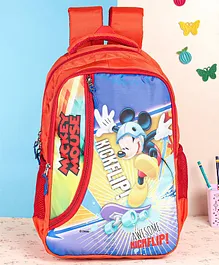 Mickey Mouse And Friends School Bag Red - 18 Inches