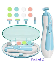 Boxot Impex  Baby Nail Trimmer Electric Safe Baby Nail Grooming Kit Pack of 2 - Blue