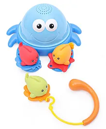 ABC Crab Shaped Bath Toy  5 Pieces - Blue