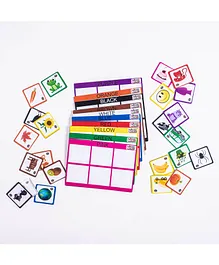 Monkey Minds Sorting Mats - Know your Colours - Multicolour