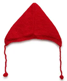 MayRa Knits Hand Knitted Cap - Red