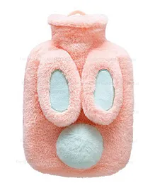 FunBlast Cartoon Design Hot Water Bag with Soft Cover 1000 ml - Pink