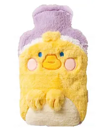 FunBlast Cartoon Design Hot Water Bag with Soft Cover 1000 ml - Yellow