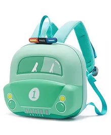 Little Surprise Box Police Joyride Kids Backpack Mint Green - 11 inches