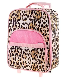 Stephen Joseph All Over Print Rolling Luggage Leopard - Brown