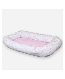FABURAA Wishing Clouds Baby Bed for New Born - Pink