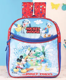 Disney Mickey Mouse School Bag 12 Inches (Colour & Print May Vary)
