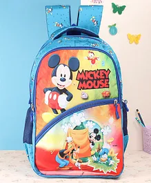 Mickey Mouse And Friends School Bag Blue - 18 Inches