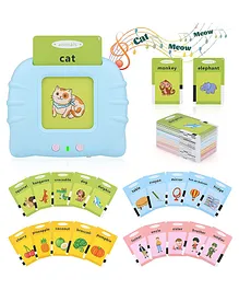 Elecart Talking Flash Cards Early Educational Learning Toy Interactive Preschool Reading Games for kids Toddlers Montessori - 112 Cards