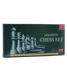 Ajanta Magnetic Chess Set Board Game - Black & White