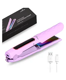 WINSTON Rechargeable Battery Operated Cordless Hair Straightener Titanium Plated 20W - Lavender