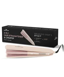 WINSTON 2-in-1 Hair Styler with Adjustable Temperature Setting 50W - Pink