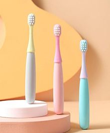 Mihar Essentials Kids Extra Soft Toothbrush Pack of 3 - Multicolor