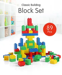 Classic Building Blocks Set Multicolour - 89 Pieces
