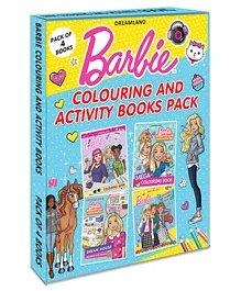 Dreamland Barbie Colouring and Activity Books Pack A Pack of 4 Books  - English