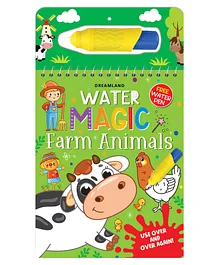 Dreamland Water Magic Farm Animals With Water Pen Use Over and Over Again - English