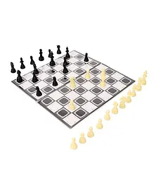 Ratnas Little Chess And Snake Ladder Game - Multicolor
