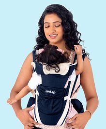 LuvLap Elegant Baby Carrier - Dark Blue 