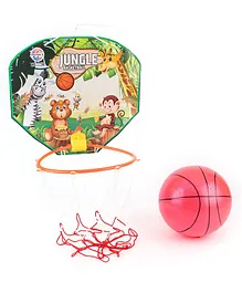 Ratnas Jungle Basket Ball Set - Multicolour
