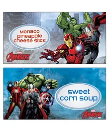Avengers Food Labels Pack of 10 - Multi Color