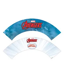 Marvel Avengers Cupcake Wrappers - Blue