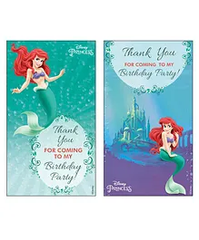 Disney Ariel The Mermaid Thank You Cards Pack of 10 - Multicolour