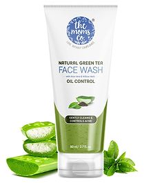 The Moms Co Natural Green Tea Face Wash  - 80  ml