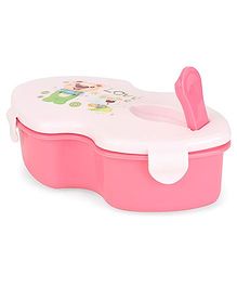 Love Bear Print Lunch Box - Pink