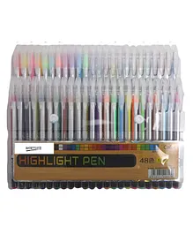 Kunya 48 Shades Highlight Gel Pen - Multicolour
