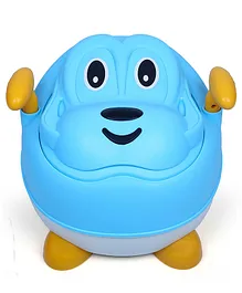 Baby Moo Puppy Detachable Bowl  Handle For Support Toilet Training Potty Chair - Blue