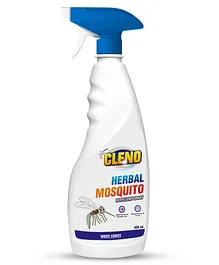 Cleno Herbal Mosquitoes Repellent Spray Room Spray Completely Herbal Irritant Free Chemical Free Baby Safe Ski Safe Plant Safe- 450 ml