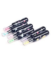 Kunya Astronaut Theme Wine Bottle Shape Highlighters Set Of 6 - Multicolour