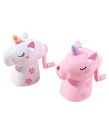 kunya Unicorn Shaped Pencil Sharpener Cute Design( - Colour May Vary