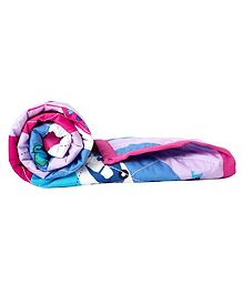 Babywish GOTS Certified Cotton Baby Dohar Blanket for Kids Thermal Soft Crib Blanket All Seasons Quilt for NewBorn Toddler Bed Blanket Giftset - Fantastic Car Theme Pink