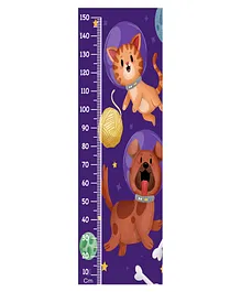 WENS Animal Masti Time Height Chart Wall Decal/Growth Chart- Purple