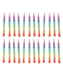 Passion Petals Oval Color Crayon Pack of 12 - Multicolor