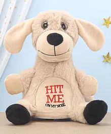 Aarohi Toys Musical Hit Me Dog Brown- Height 21