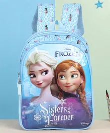 Disney Frozen Sisters Forever School Bag Blue - 14 Inches