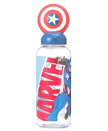 Captain America 3D Figurine Bottle Blue & Red-560ml