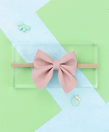 Knotty Ribbons Bow Style Headband - Pink