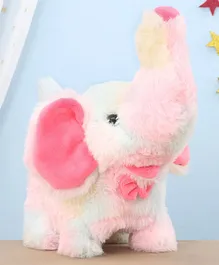 Aarohi Toys Musical Poochie Elle Rainbow Pink - Height 20.5 cm