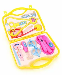 Baby Steps My First Doctor's Kit in Carry Case Set of 15 Pieces - Yellow