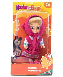 Masha And The Bear Masha Doll Pink - Height 12 cm