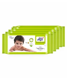 Little Angel Super Soft Cleansing Baby Wipes Enriched With Aloe Vera & Vitamin E pH Balanced Dermatologically Tested & Alcohol Free Pack of 5- 360 Pieces