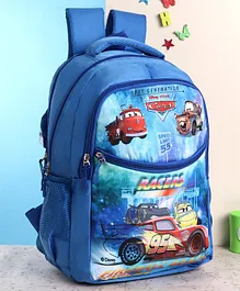 Disney Pixar Cars Kids School Bag blue - Height 18 inches (Color and Print May Vary)