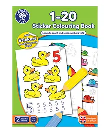 Orchard Toys 1-20 Sticker Colouring Book - English